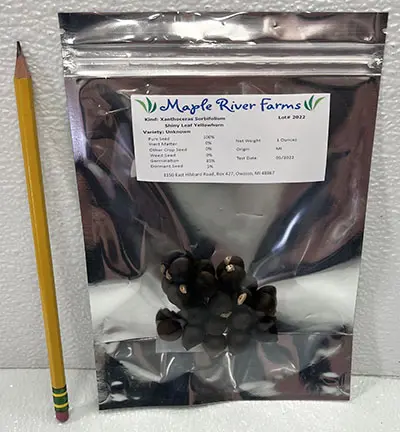 Maple River Farms seed bag